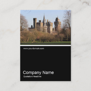Tarjeta De Visita Half&Half Photo 0295 - Castillo de Cardiff en Earl