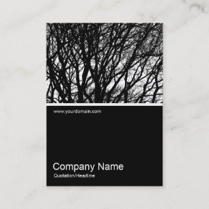 Tarjeta De Visita Half&Half Photo 0305 - Winter Branches HC