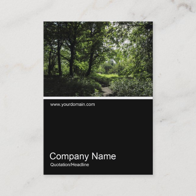 Tarjeta De Visita Half&Half Photo 0324 - Spring in the Woods 03 (Anverso)