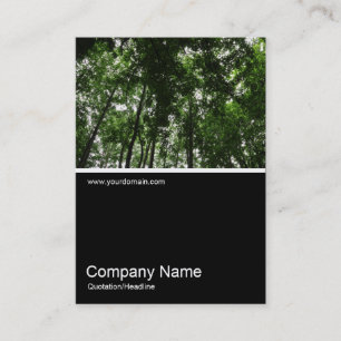 Tarjeta De Visita Half&Half Photo 0328 - Woodland Canopy