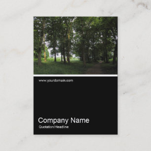 Tarjeta De Visita Half&Half Photo 0356 - Woods, Bute Park, Cardiff