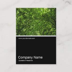 Tarjeta De Visita Half&Half Photo 0373 - Woodland Canopy