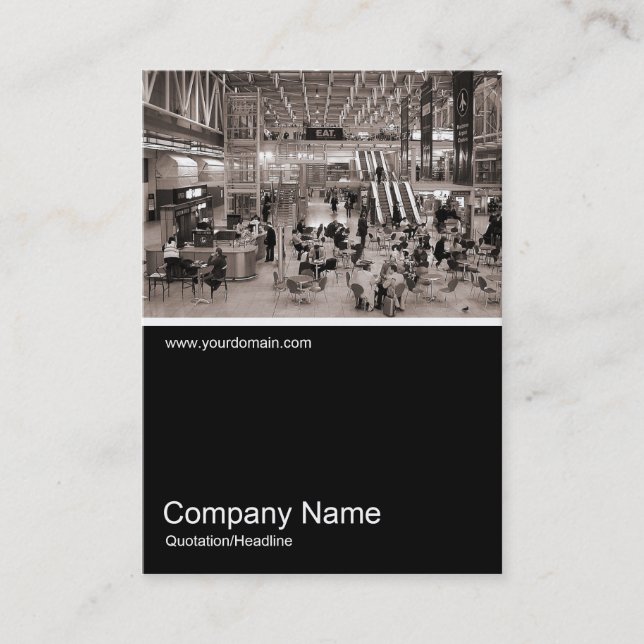 Tarjeta De Visita Half&Half Photo 039 - Estación Paddington, Londres (Anverso)