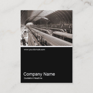 Tarjeta De Visita Half&Half Photo 042 - Estación Paddington - Londre