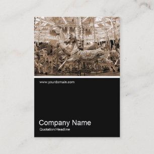 Tarjeta De Visita Half&Half Photo 049 Merry-go-round