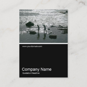 Tarjeta De Visita Half&Half Photo 060 - Stepping Stones