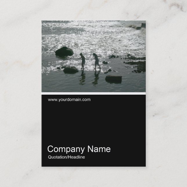 Tarjeta De Visita Half&Half Photo 060 - Stepping Stones (Anverso)