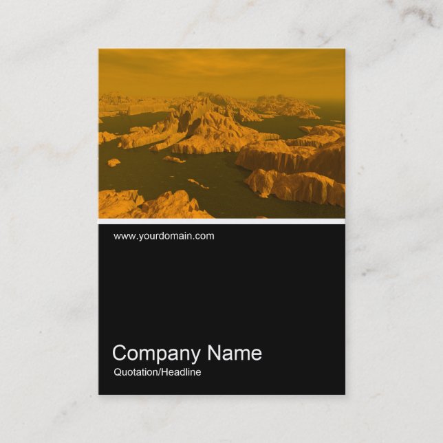 Tarjeta De Visita Half&Half Photo 063 - Saludos desde Titán (Anverso)