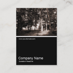 Tarjeta De Visita Half&Half Photo 066 - Edge of the Woods