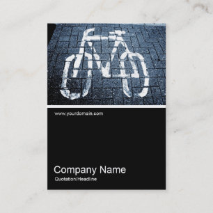 Tarjeta De Visita Half&Half Photo 068 - Bicicleta