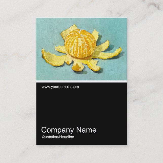 Tarjeta De Visita Half&Half Photo 089 - Peeling Clementine - Oil (Anverso)