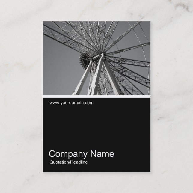 Tarjeta De Visita Half&Half Photo 08 - Gran Rueda (Anverso)