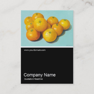 Tarjeta De Visita Half&Half Photo 090 - Clementinas, aceite