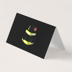 Tarjeta De Visita Halloween del disfraz de bombero