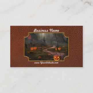 Tarjeta De Visita Halloween - En la víspera de Halloween