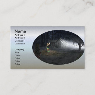 Tarjeta De Visita Halloween Horror House