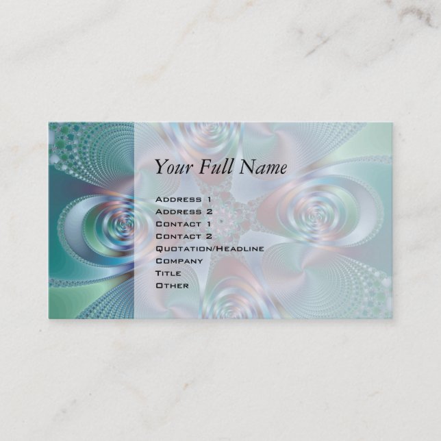 Tarjeta De Visita Halo - Fractal (Anverso)