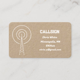 Tarjeta De Visita Ham Amateur Radio