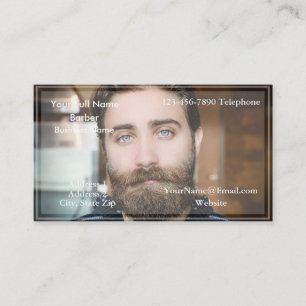 Tarjeta De Visita HAMbyWG - Fotografía de barbero o cualquier negoci