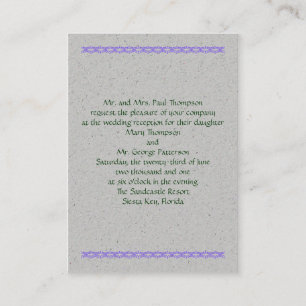 Tarjeta De Visita Handfasting feliz