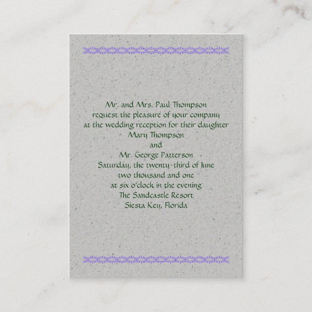 Tarjeta De Visita Handfasting feliz (Anverso)