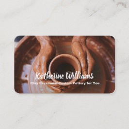 Tarjeta De Visita Handmade Pottery QR