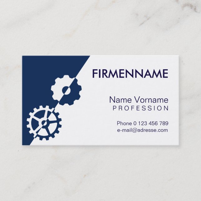 Tarjeta De Visita handwerk technik (Anverso)