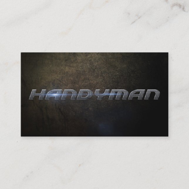 Tarjeta De Visita Handyman business card (Anverso)