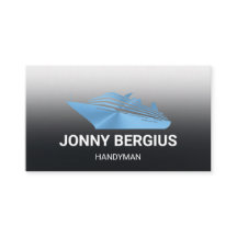 Handyman de barco azul