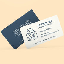 Handyman Home Reparation Business Indigo Blue Pers