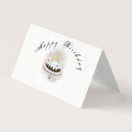 Tarjeta De Visita Happy birthday kaart