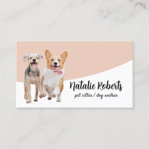 Tarjeta De Visita Happy Dogs Mascota Sitter Dog Walking Mascota Bout
