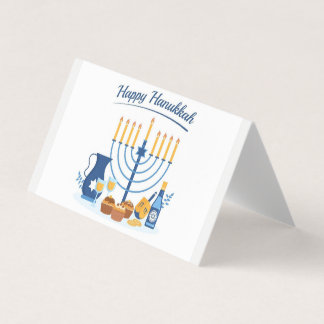 Tarjeta De Visita happy hannukah card