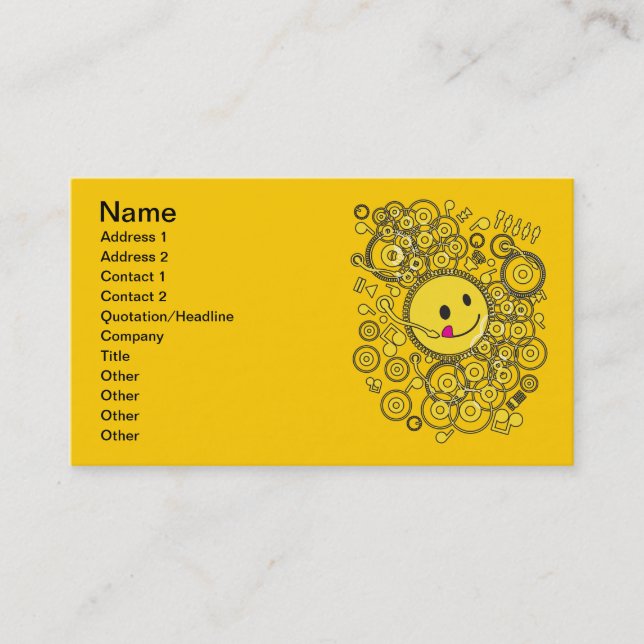 Tarjeta De Visita Happy_Music (Anverso)