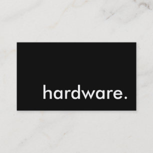 Tarjeta De Visita hardware.