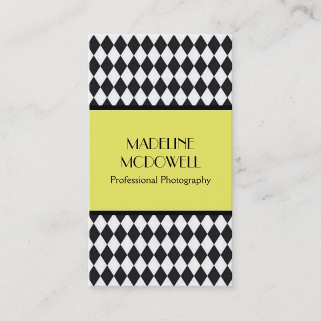 Tarjeta De Visita Harlequin (Anverso)