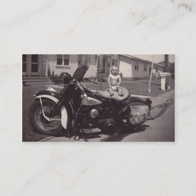Tarjeta De Visita harley baby (Anverso)