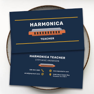 Tarjeta De Visita Harmonica Teacher