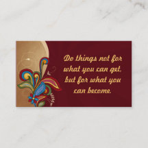 Harmony Swirl Affirmation/Tarjetas de visita