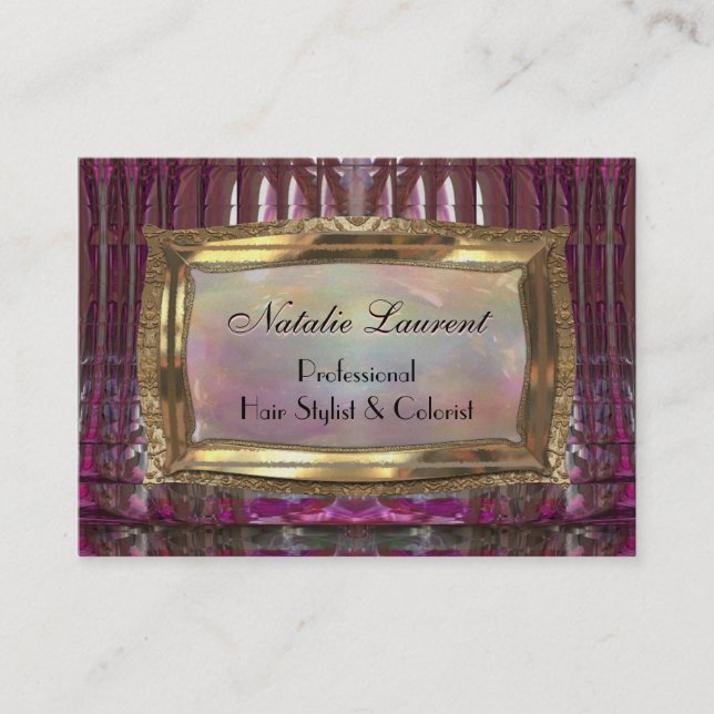 Tarjeta De Visita Harperglam Pearl Professional Business (Anverso)