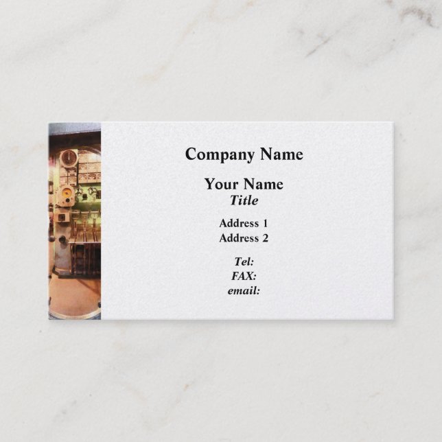 Tarjeta De Visita Hatch en submarino (Anverso)