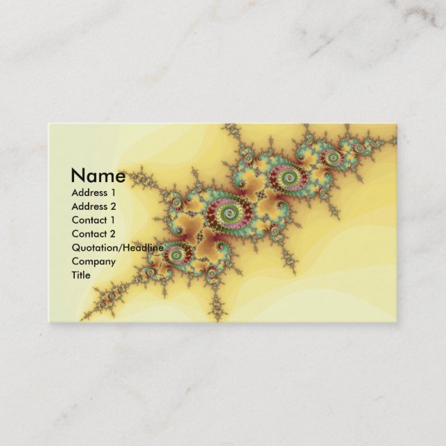 Tarjeta De Visita Hatpin (Anverso)