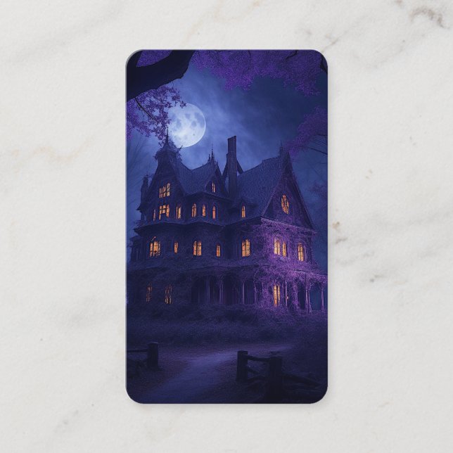Tarjeta De Visita Haunted House on the Hill Bookmark (Anverso)