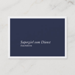 Tarjeta De Visita Haushälterin Visitenkarten