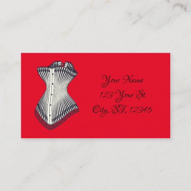 Tarjeta De Visita Haute Couture Corset Thunder_Cove       (Anverso)