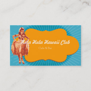 Tarjeta De Visita Hawaii tropical