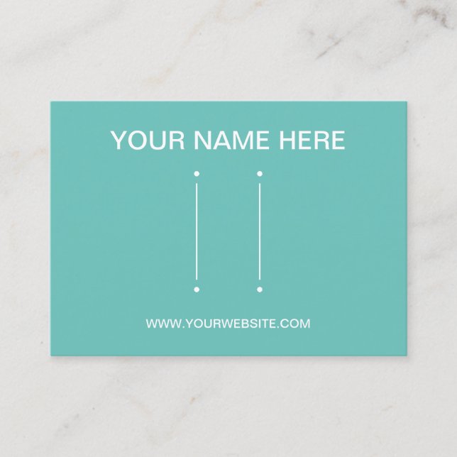 Tarjeta De Visita Haz tu propio clip de personalizado para el pelo y (Anverso)