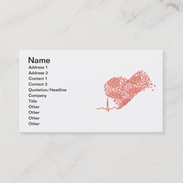 Tarjeta De Visita Heart_Beat (Anverso)
