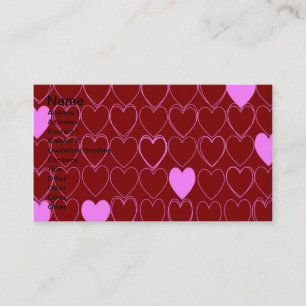 Tarjeta de visita Hearts