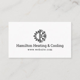 Tarjeta De Visita Heating & Cooling Business Card